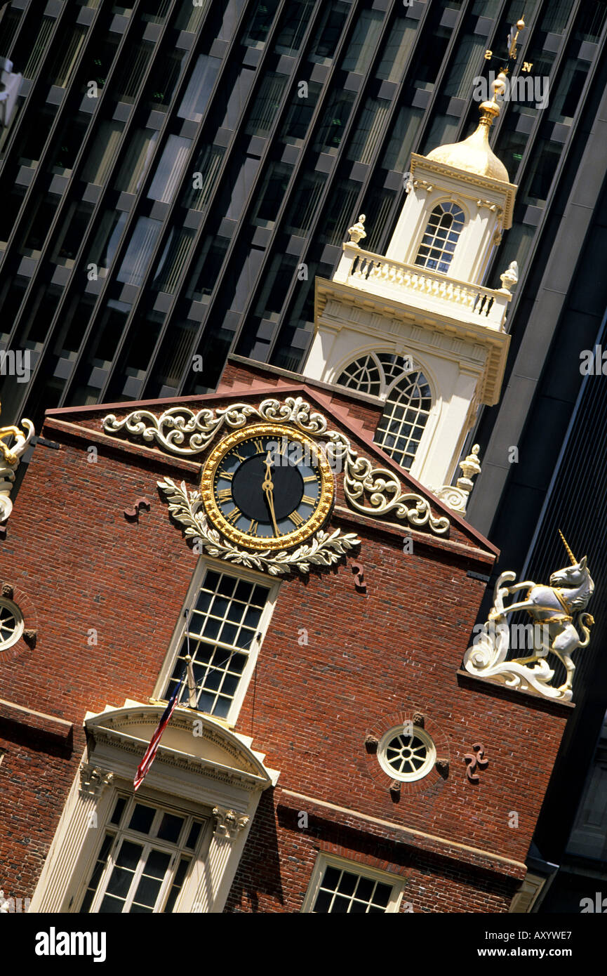 The old State house now the Boston History Museum Boston Massachusetts