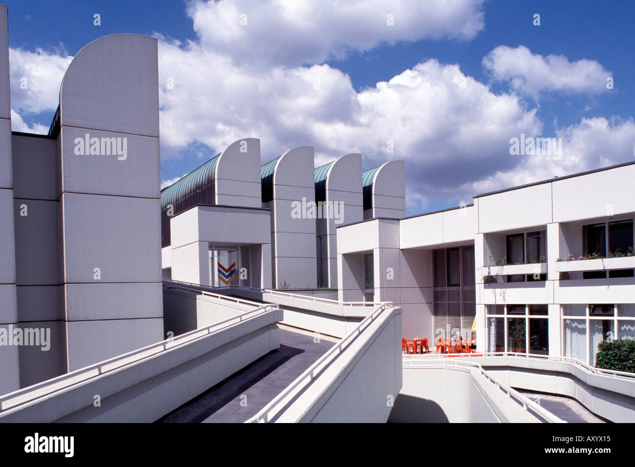 Berlin, Bauhaus-Archiv, Fassade Stock Photo