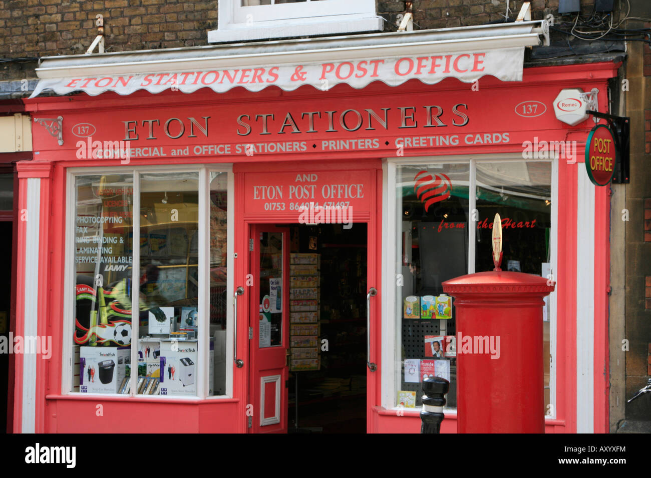 post office Eton town centre high street Berkshire Windsor and