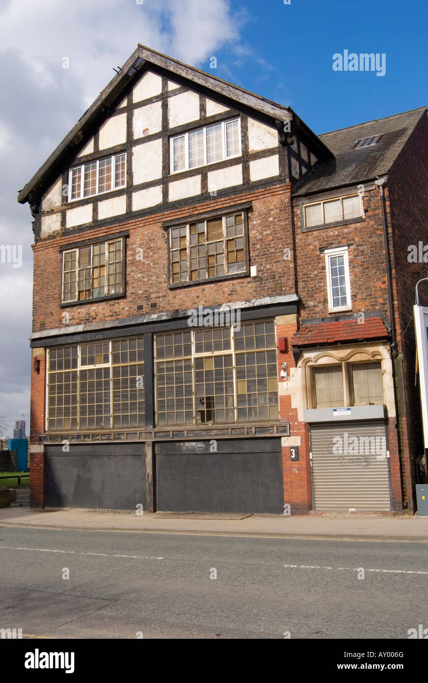 Public house in Pollard Street East Manchester in state of disrepair and awaiting regeneration