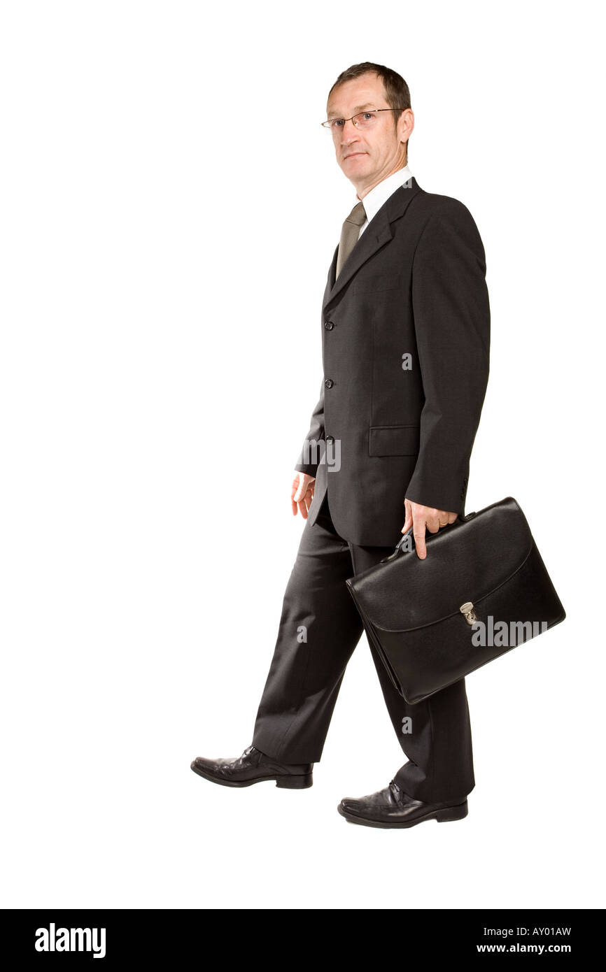 Man walking walk business suit hi-res stock photography and images - Alamy