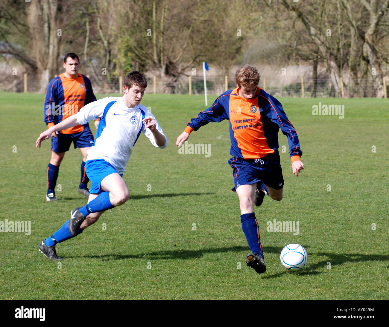 Sunday League football match, UK Stock Photo Alamy