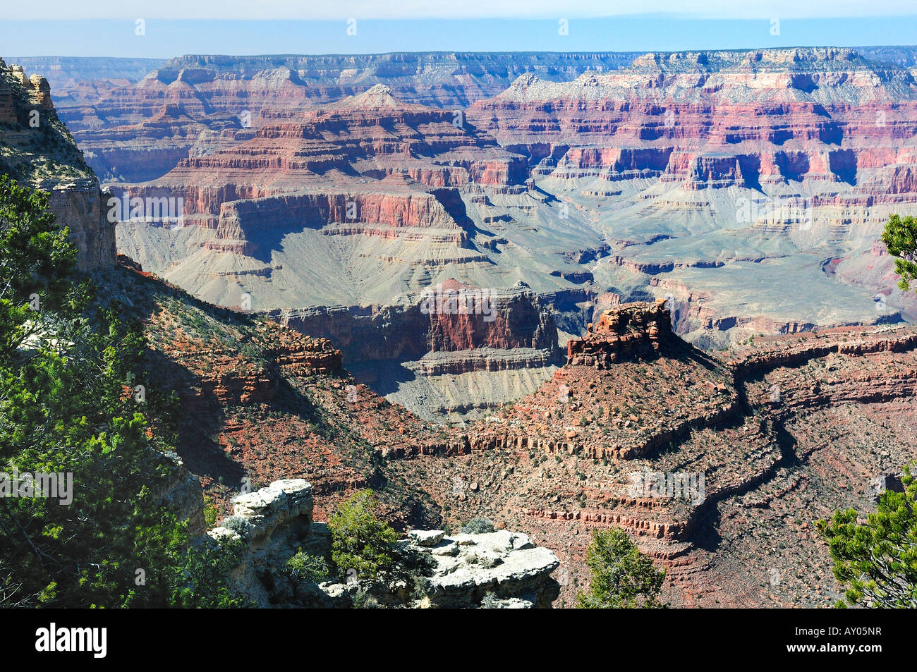 Grand Canyon National Park Arizona showing erosion cliffs rock ...