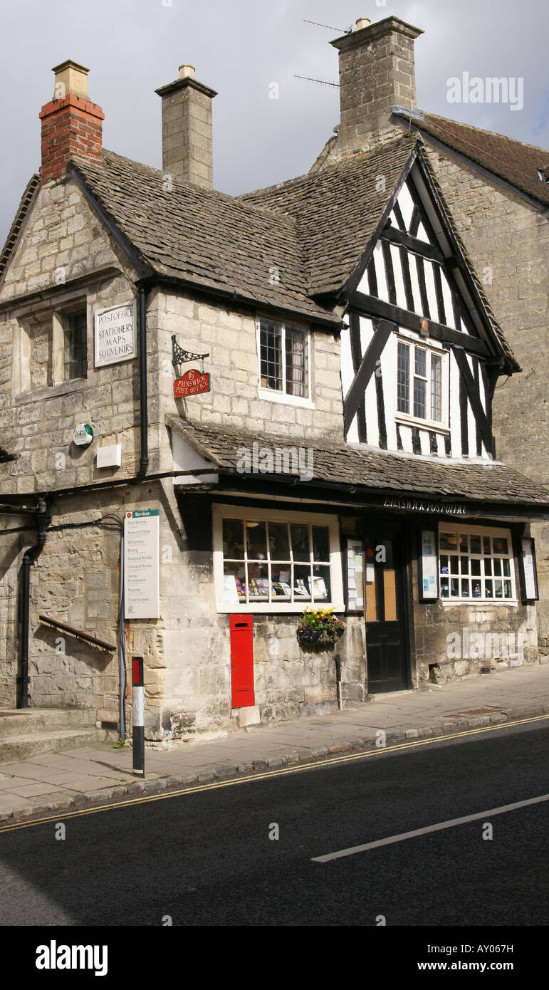 Post Office Painswick Gloucestershire England Stock Photo