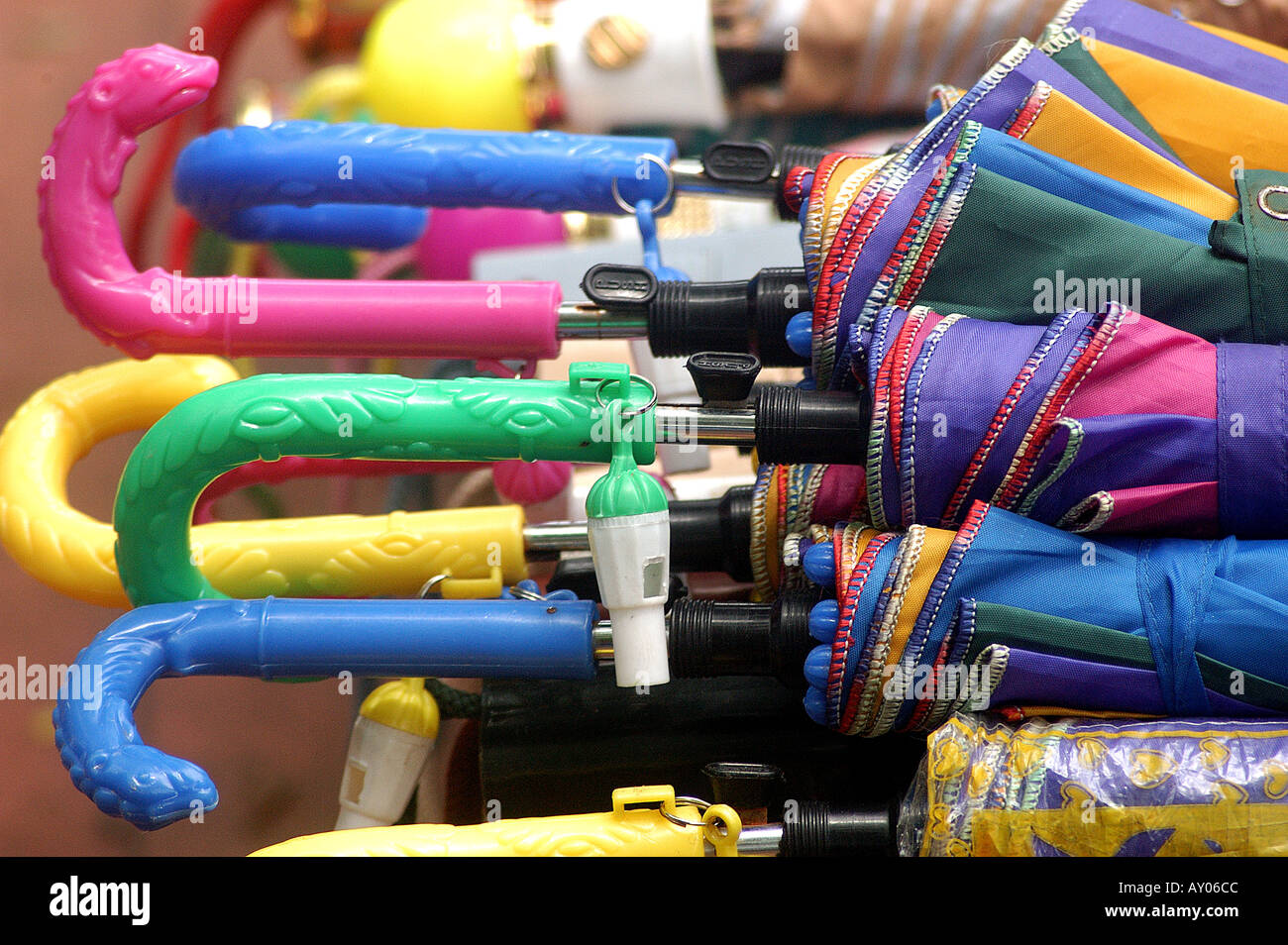 COLOURFUL UMBRELLAS FOR SALE MUMBAI MAHARASHTRA INDIA Stock Photo Alamy