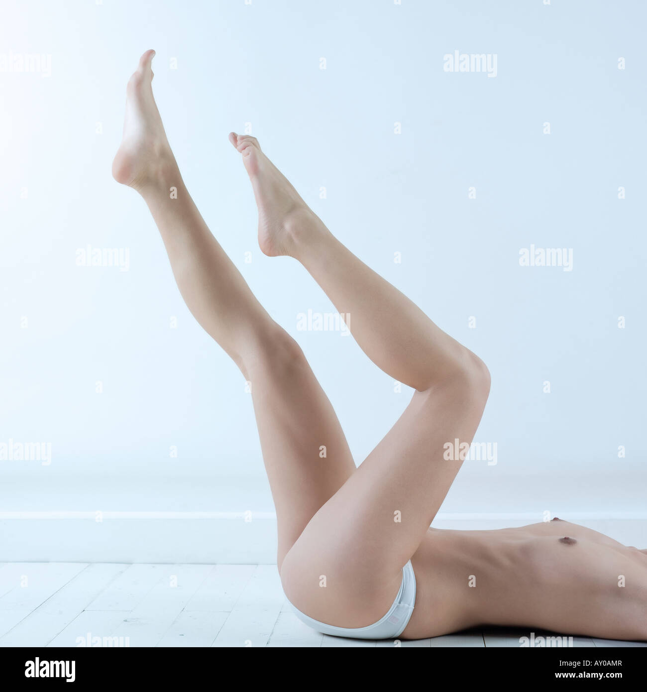 Young fit naked woman stock photo. Image of breast, beautiful