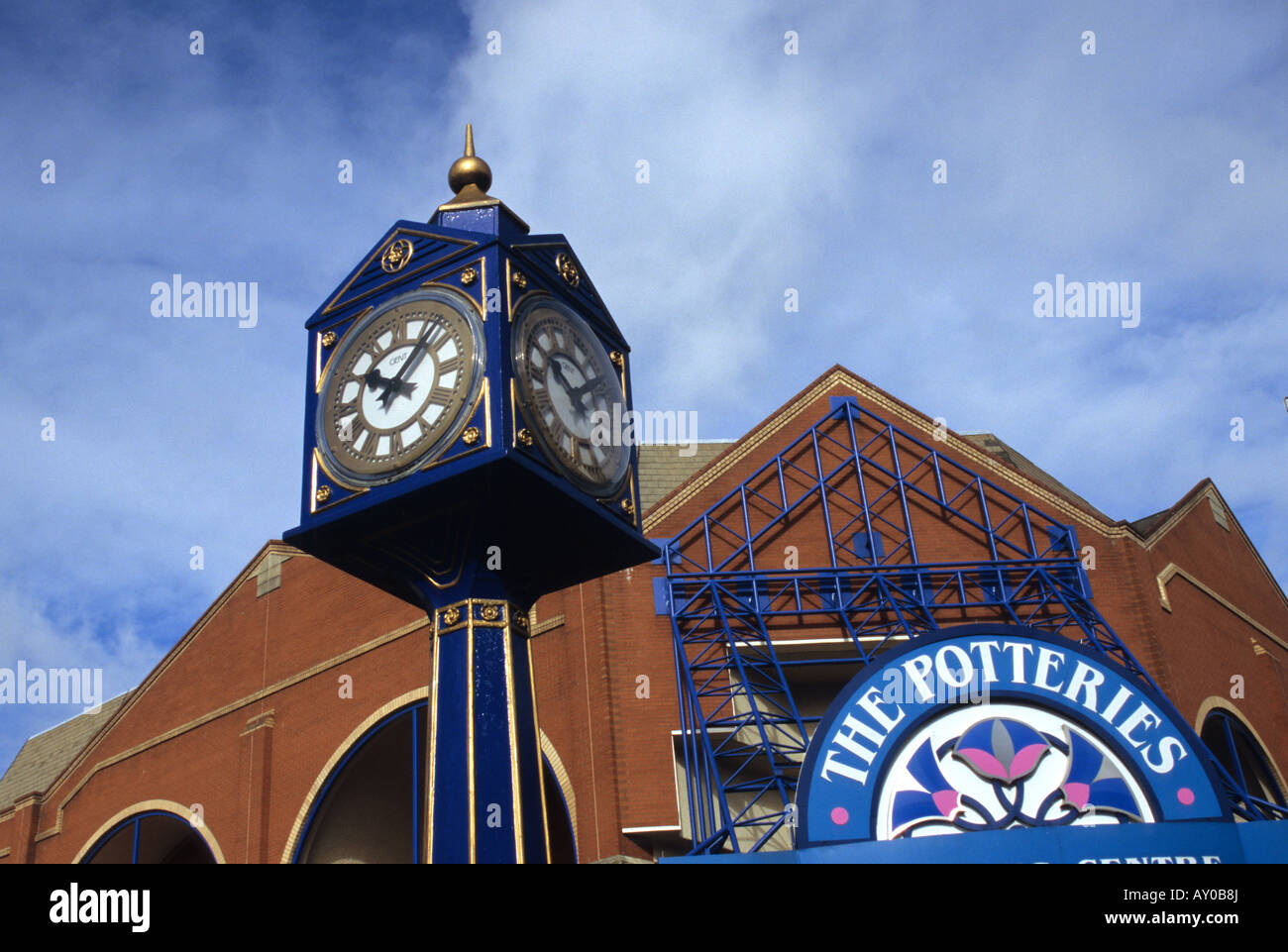 Potteries Shopping Centre Hanley StokeonTrent Stock Photo Alamy