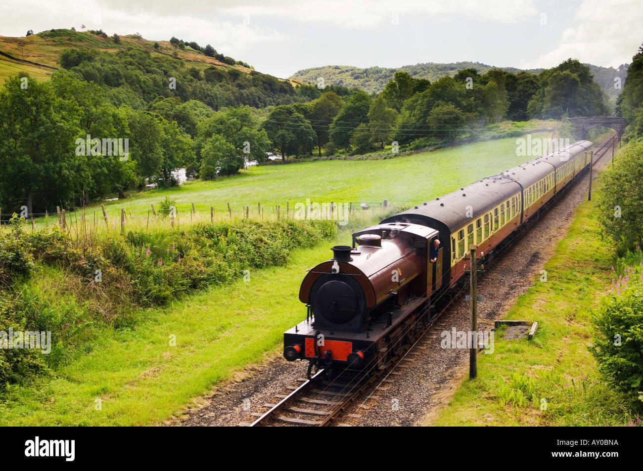 Lakeside And Haverthwaite Preserved Railway High Resolution Stock 