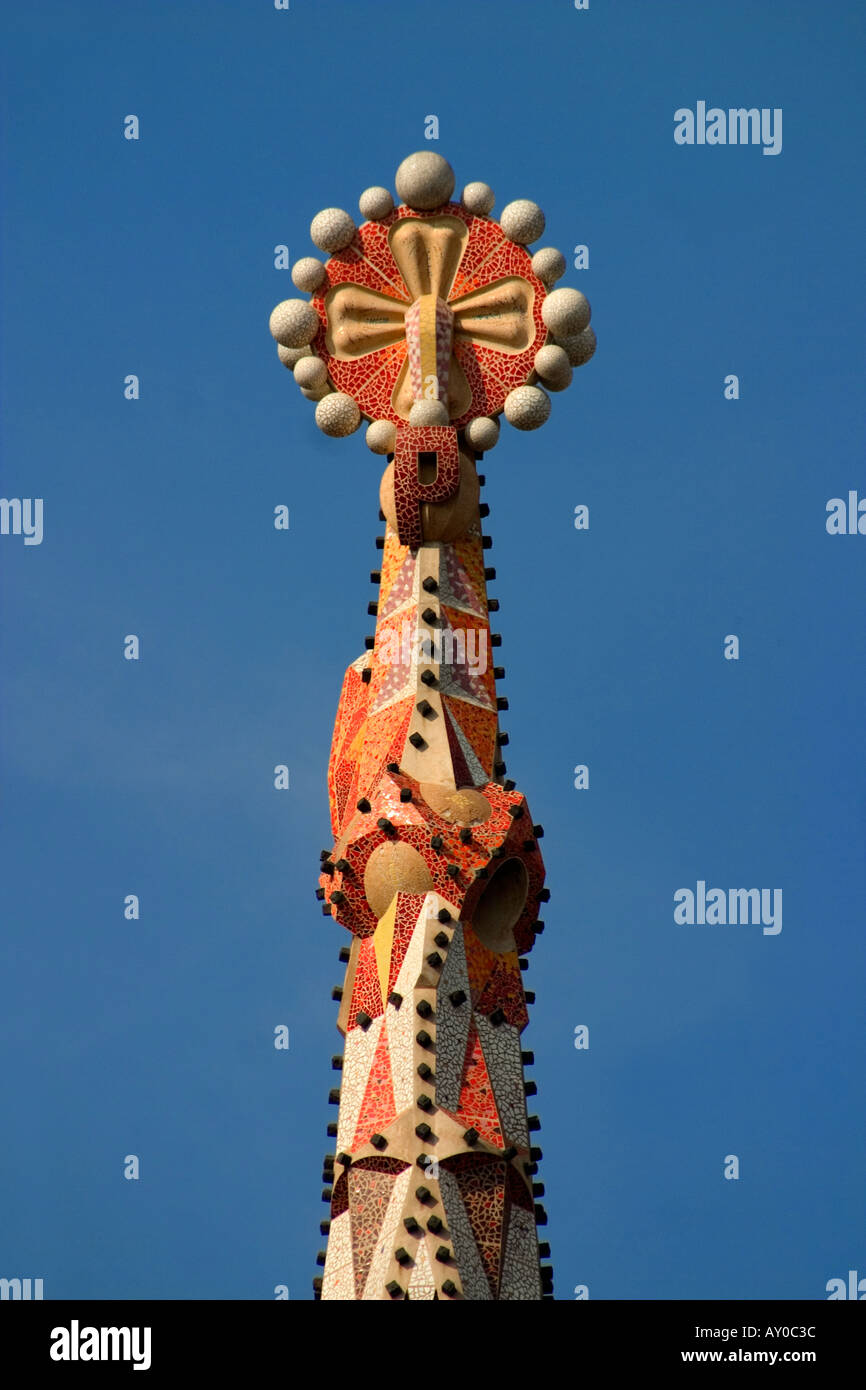 Spire detail of La Sagrada Familia