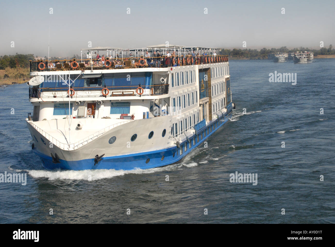 Cruising down the River Nile in Egypt Stock Photo - Alamy