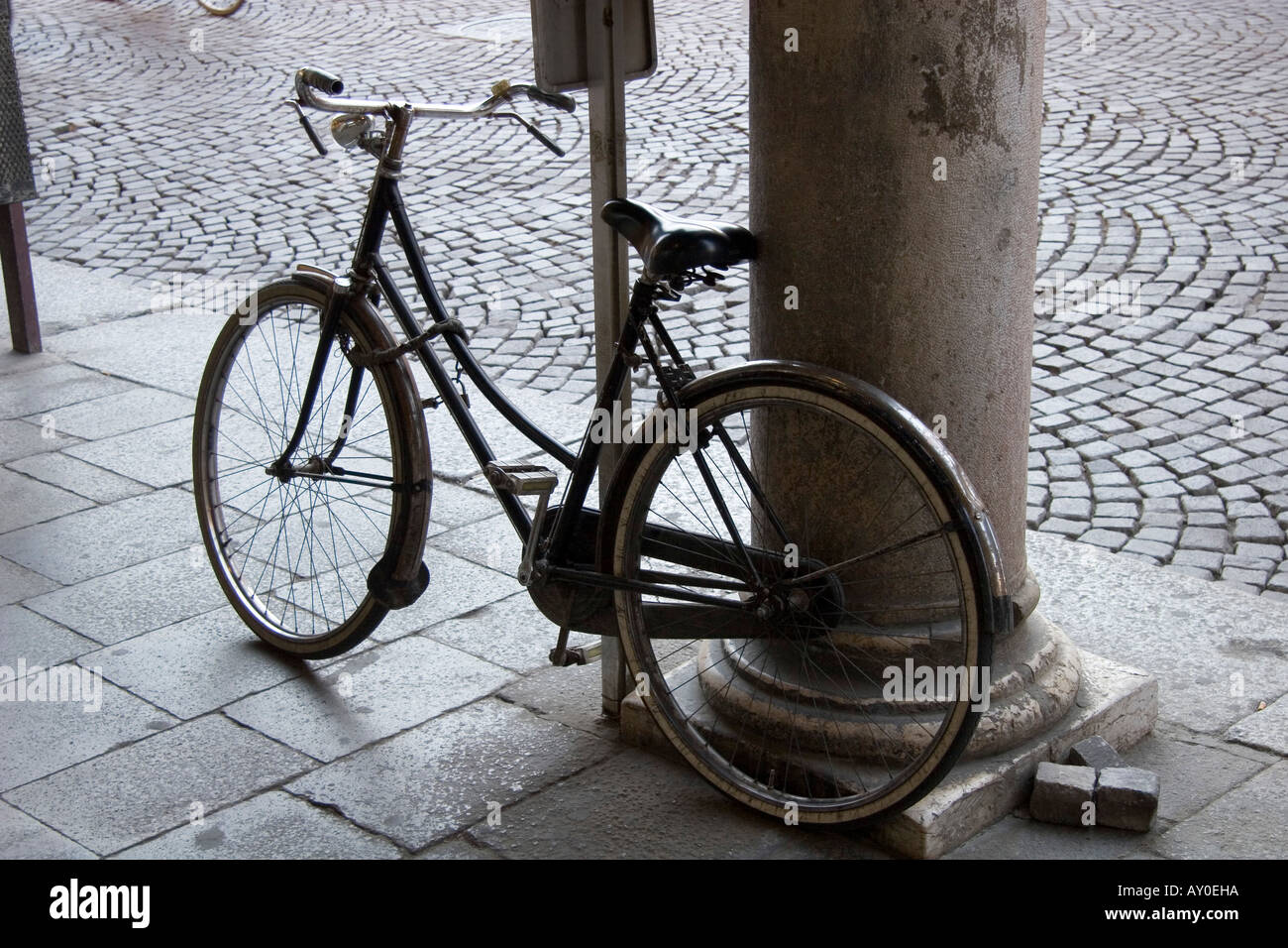 Pole With Bicycle High Resolution Stock Photography and Images Alamy