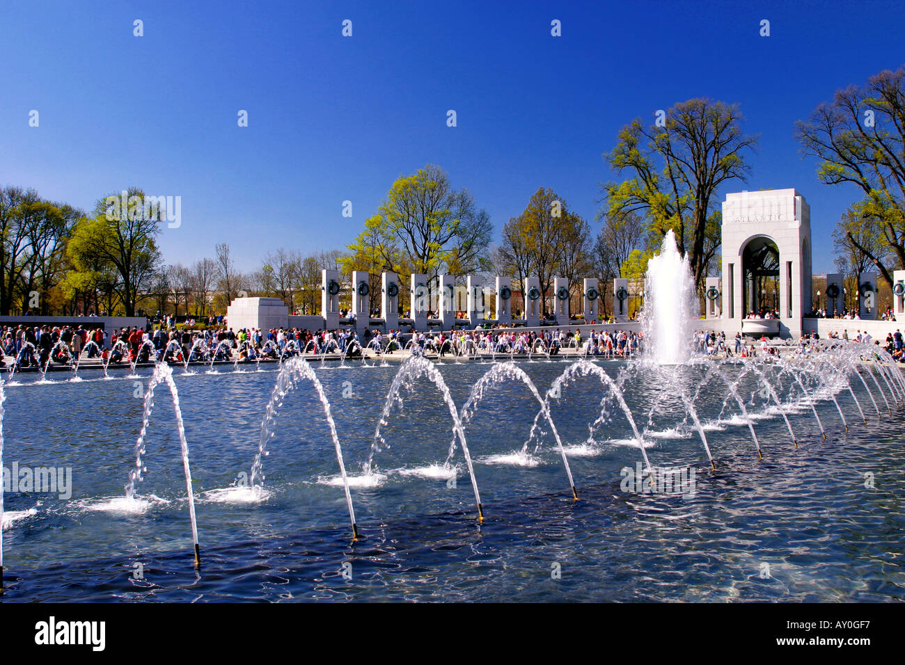 World War II Memorial Washington DC USA Stock Photo - Alamy