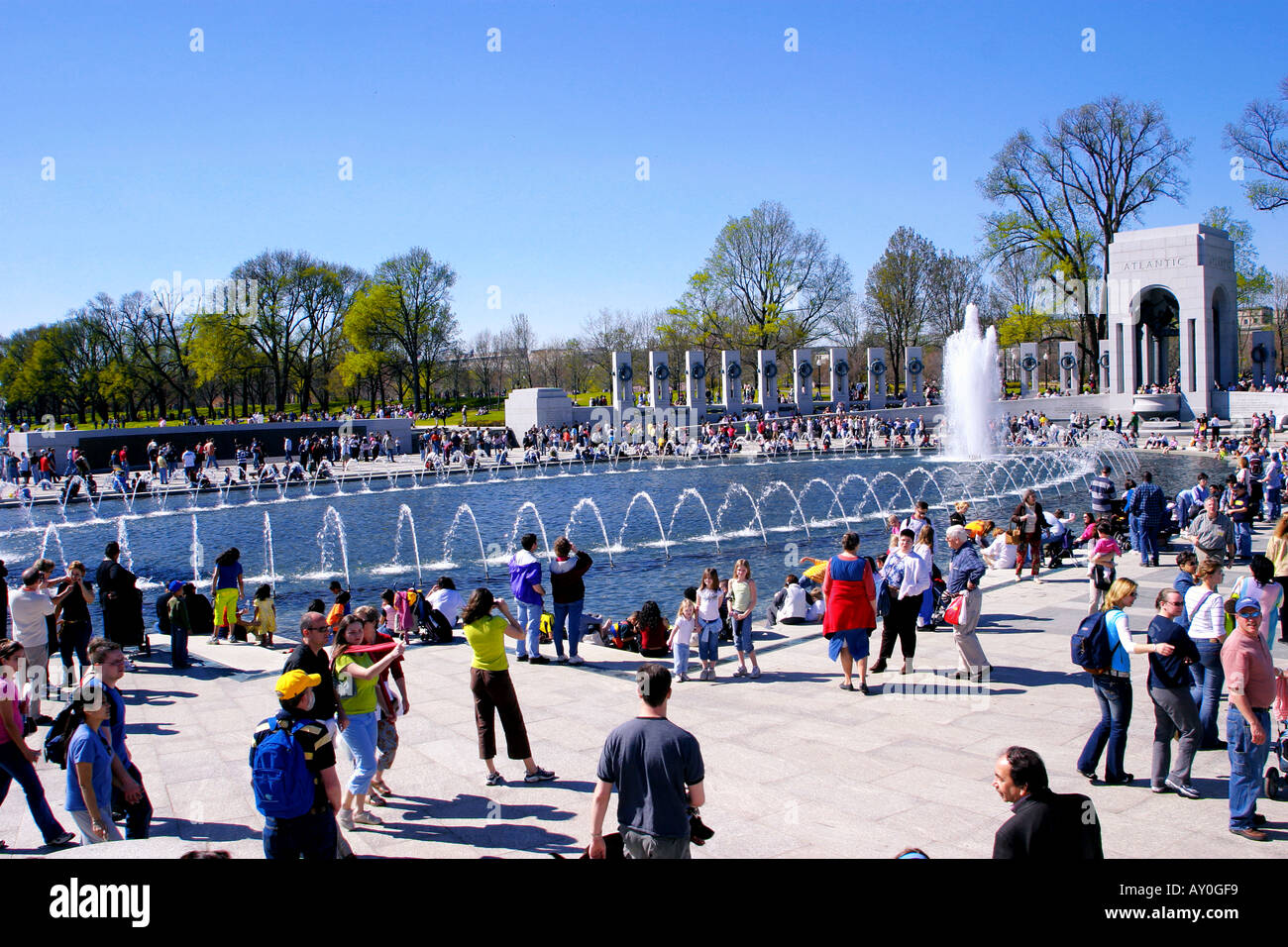 World War II Memorial Washington DC USA Stock Photo - Alamy