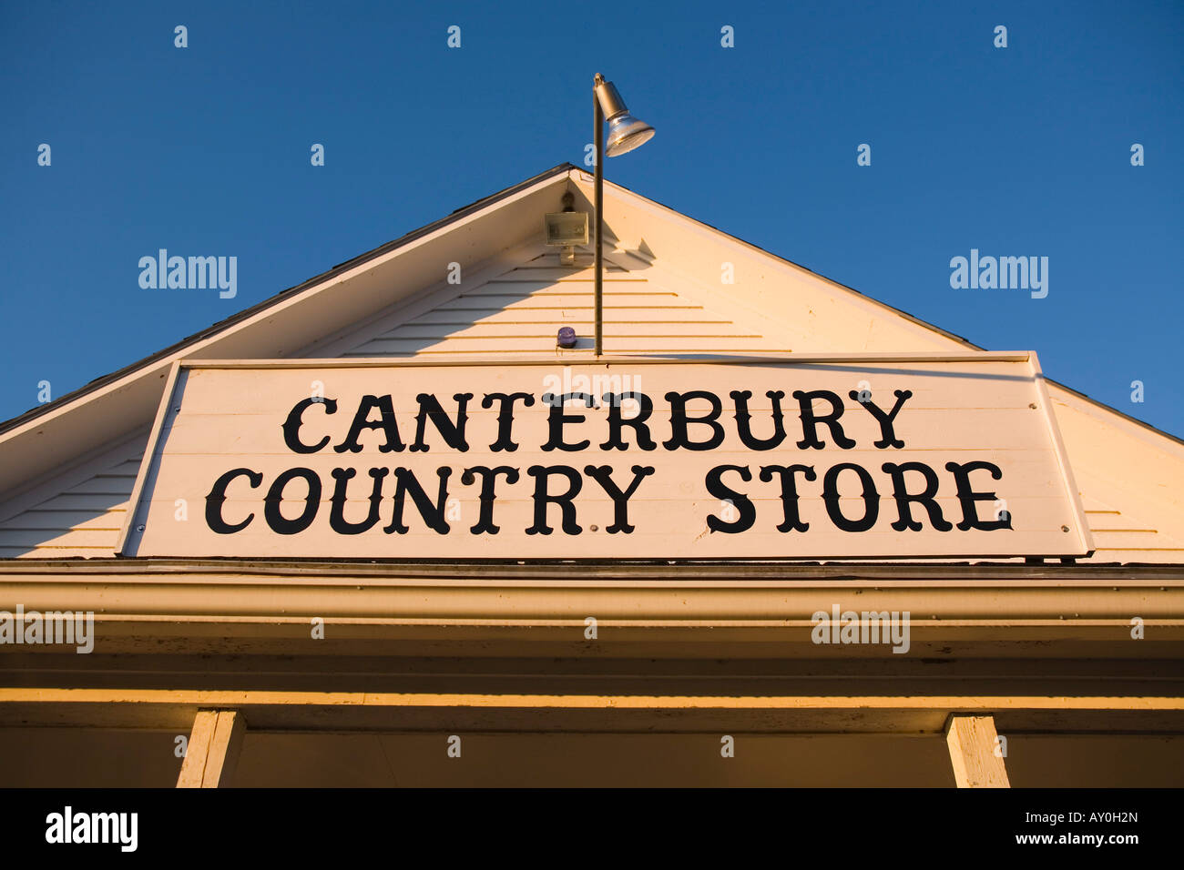 Country Store Canterbury New Hampshire Stock Photo