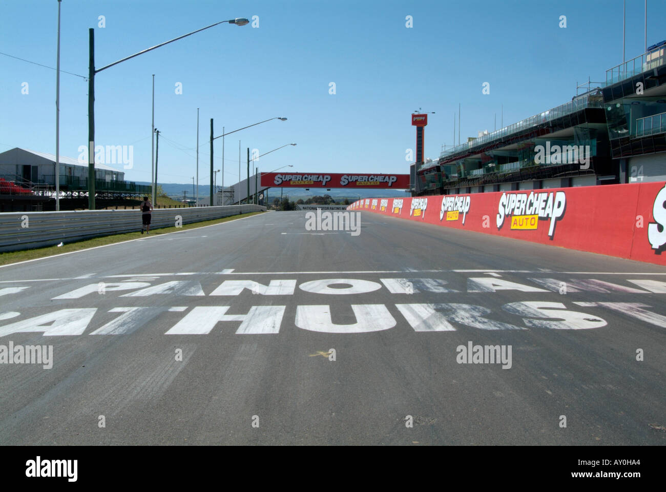 bathurst, race, track, motor, racing, circuit, in australia Stock Photo