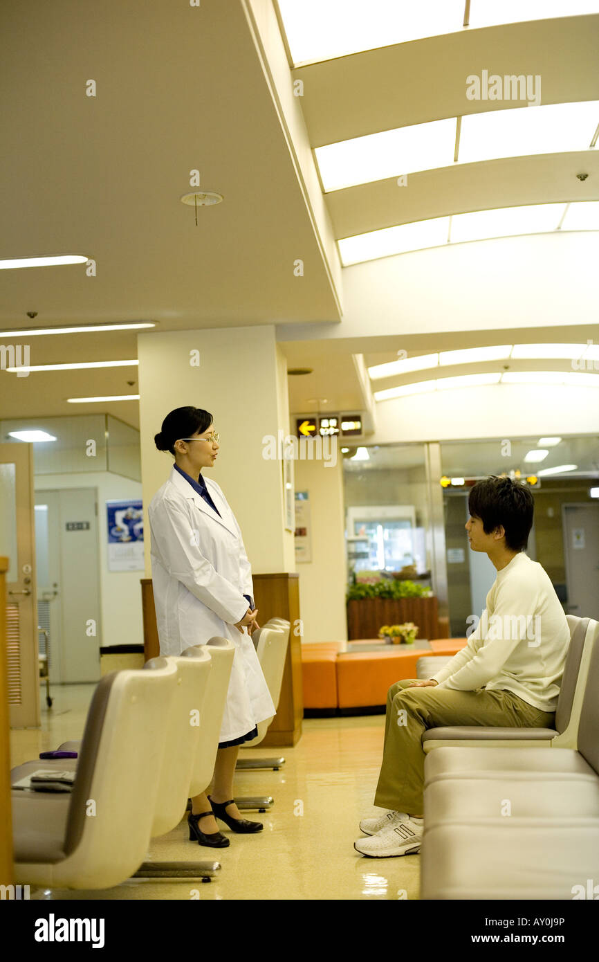 Black woman doctor waiting room hi-res stock photography and images - Alamy