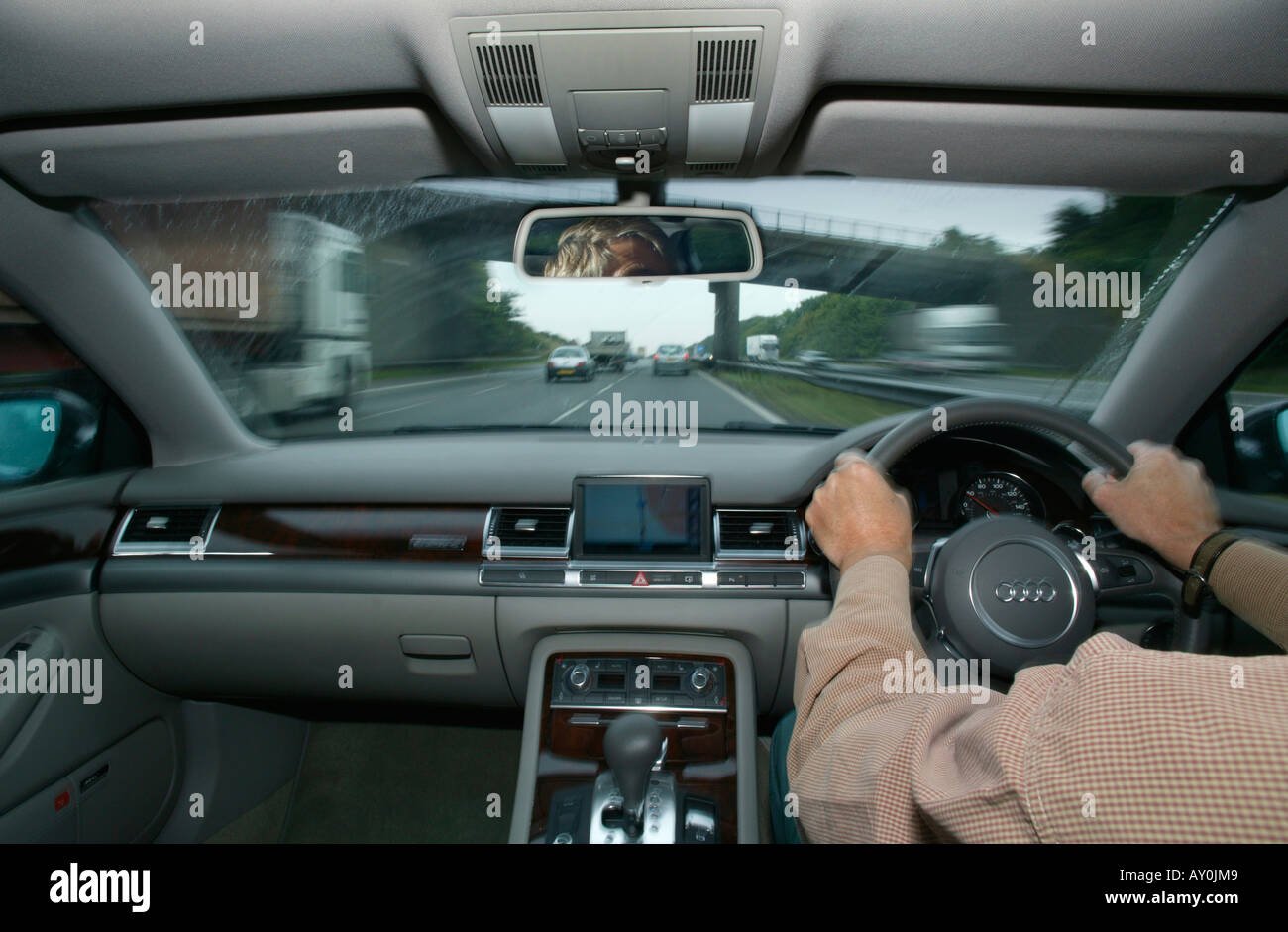 Driving on m1 motorway hi-res stock photography and images - Alamy