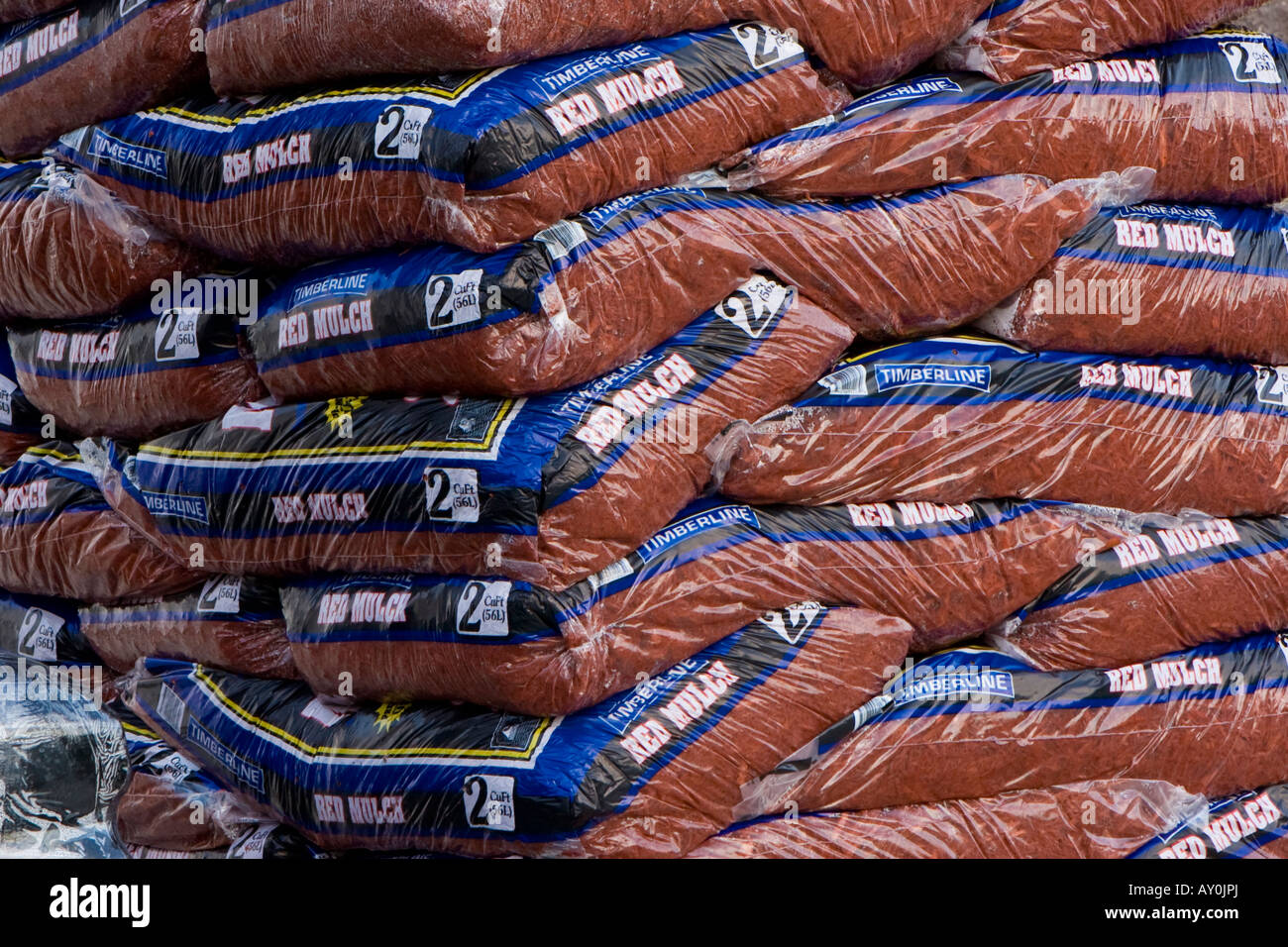 Red Mulch for Sale Stock Photo Alamy