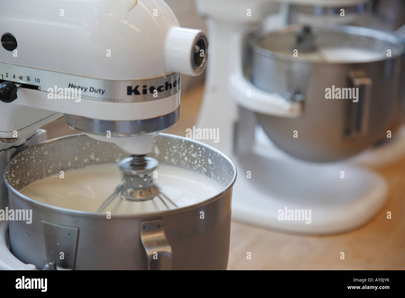 Heavy duty kitchen mixers Stock Photo Alamy