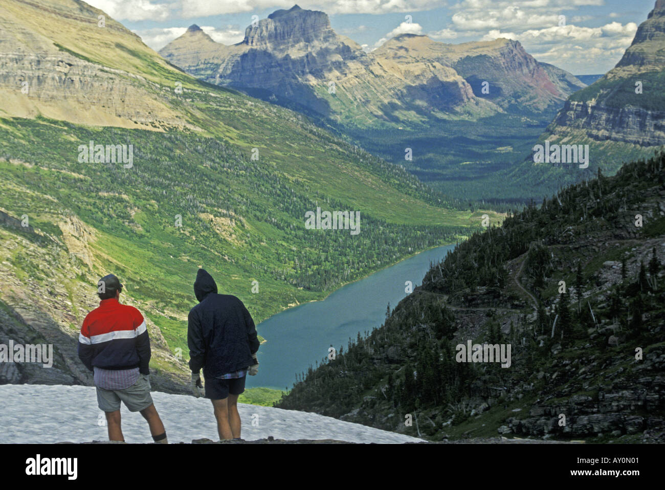 Glacier national park gunsight pass hires stock photography and images Alamy