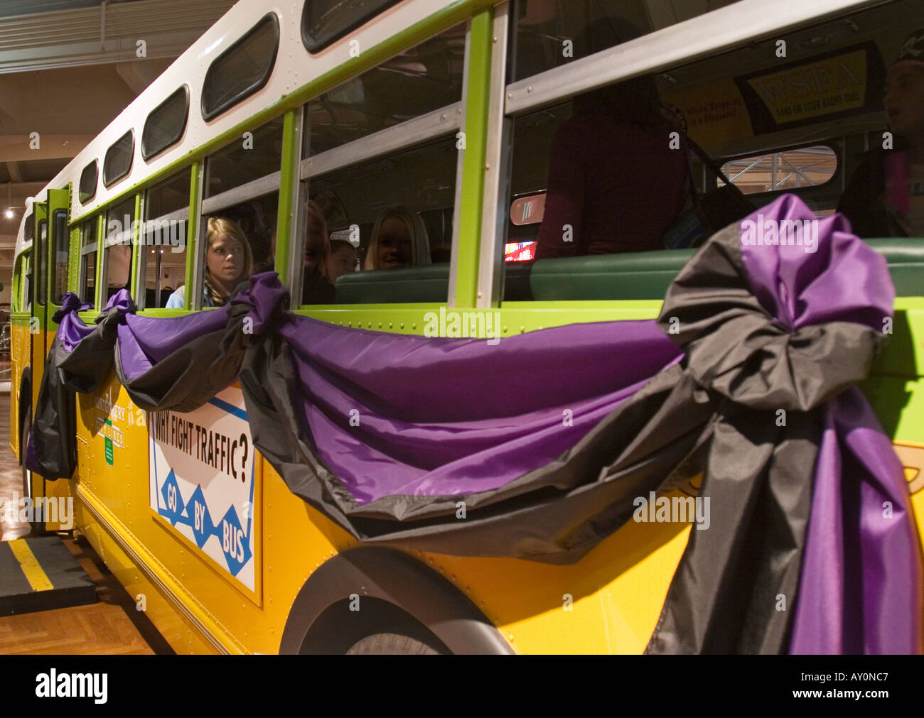Rosa Parks Bus Stock Photo
