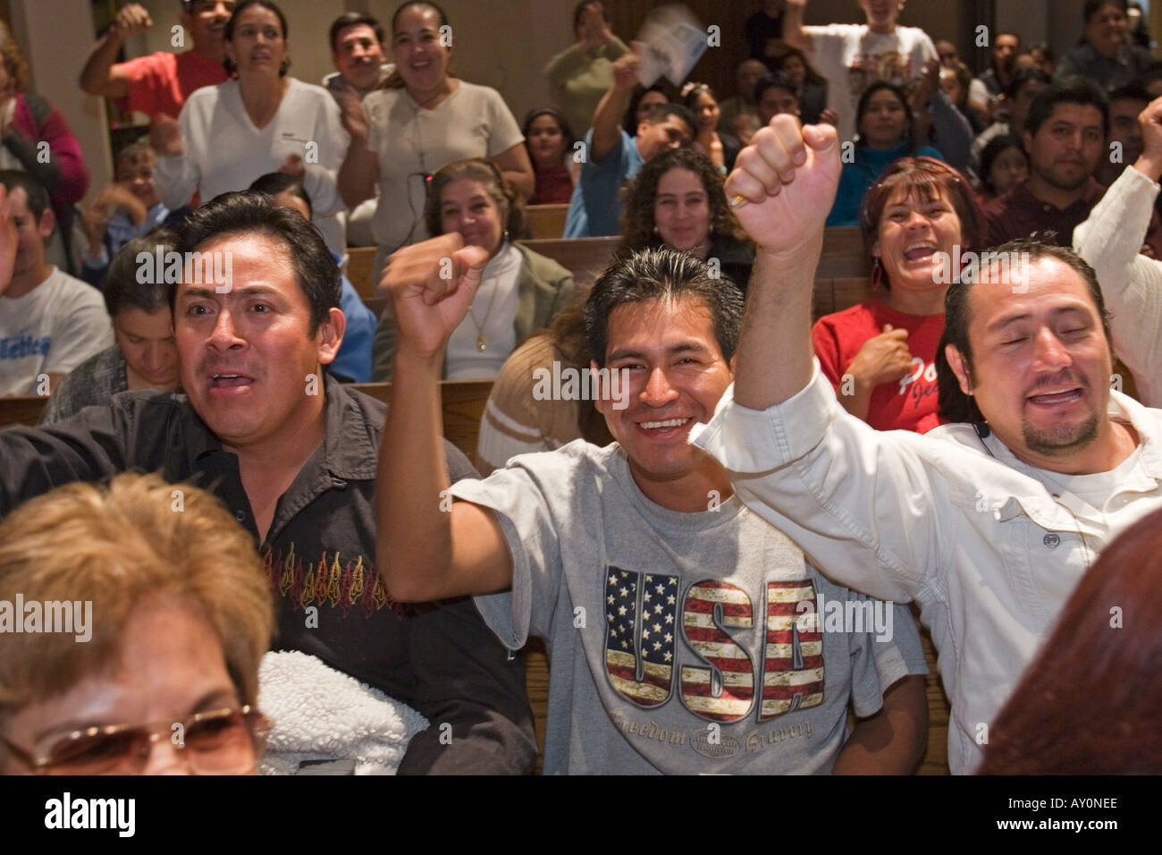 Rally for Racial Unity Stock Photo