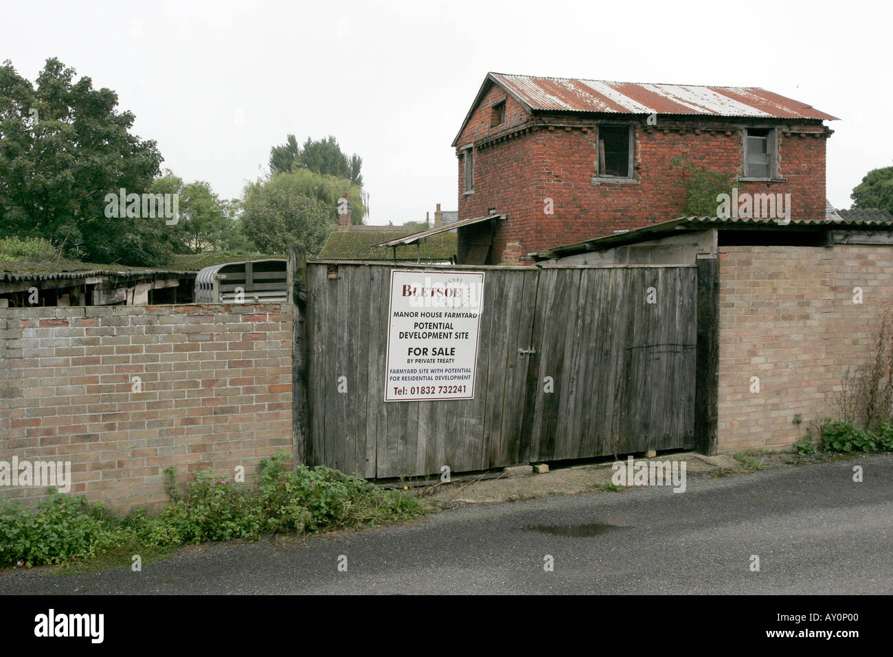 Derelict farm outbuilding for sale as potential residental development