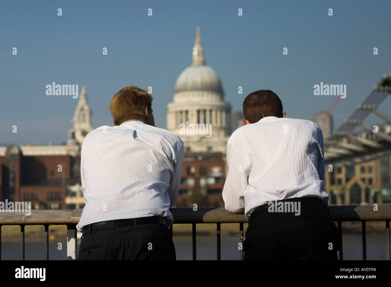 london businessmen Stock Photo