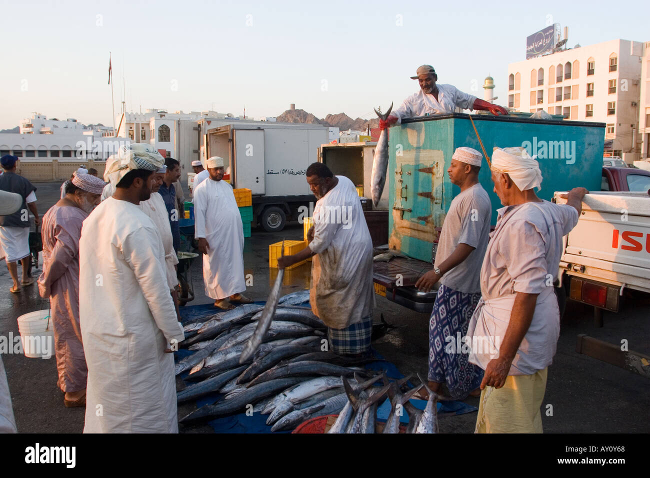 Mutrah Fish Market Muscat Oman Stock Photo - Alamy