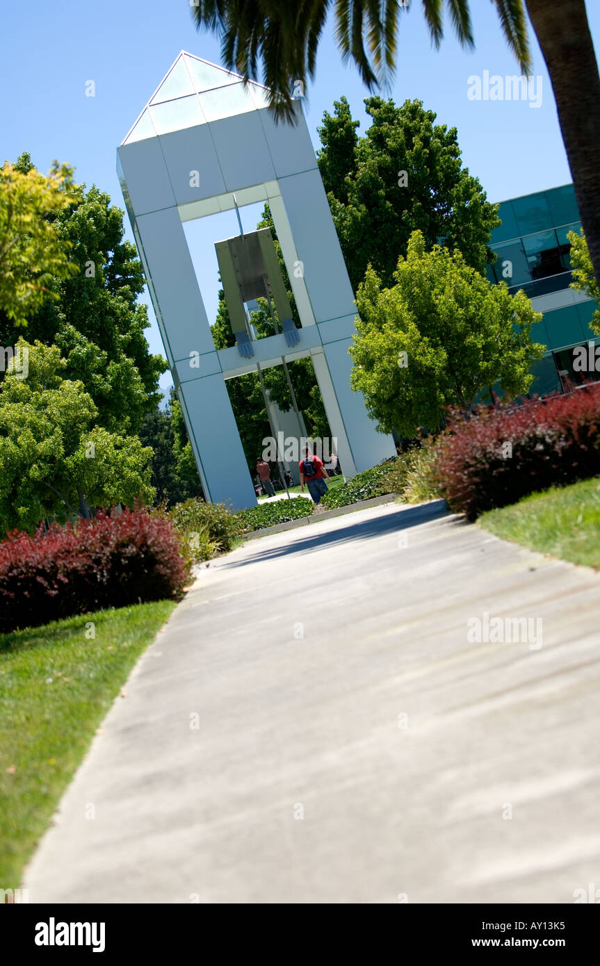 Google headquarters gardens in Palo Alto, California Stock Photo Alamy