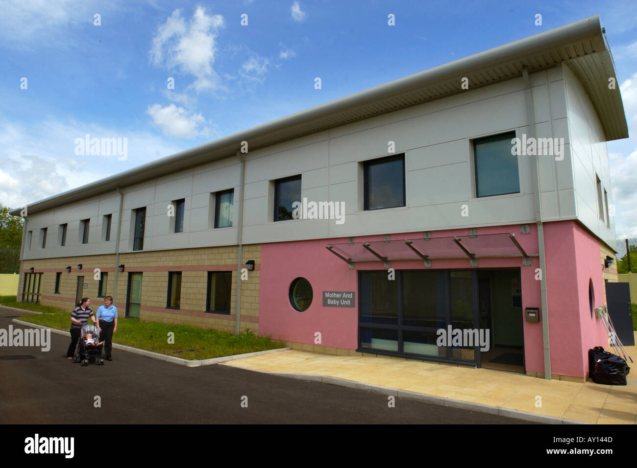 Exterior of prison mother and baby unit at HMP Eastwood Park