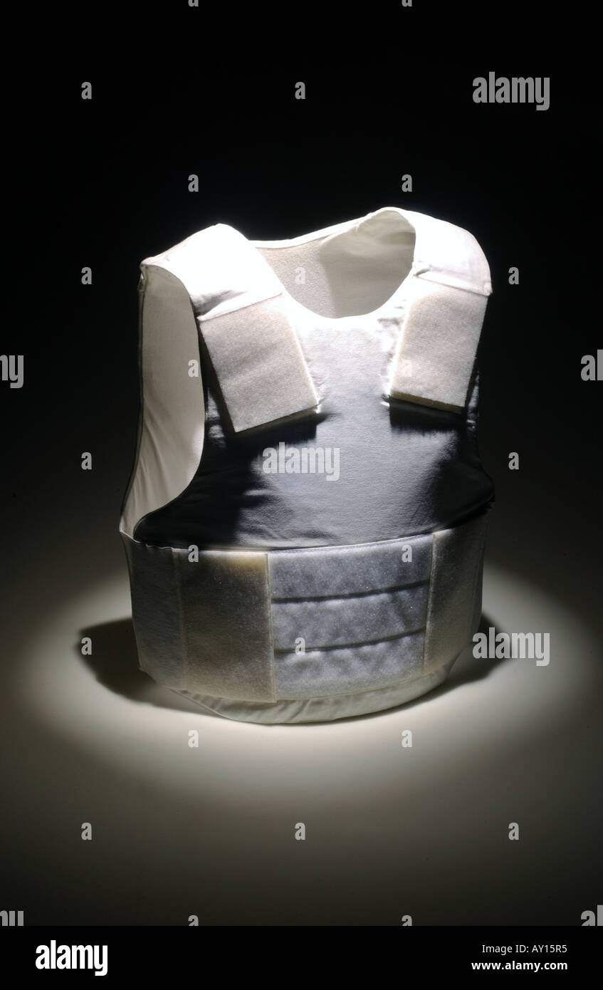 Bulletproof kevlar keflar vest Stock Photo - Alamy