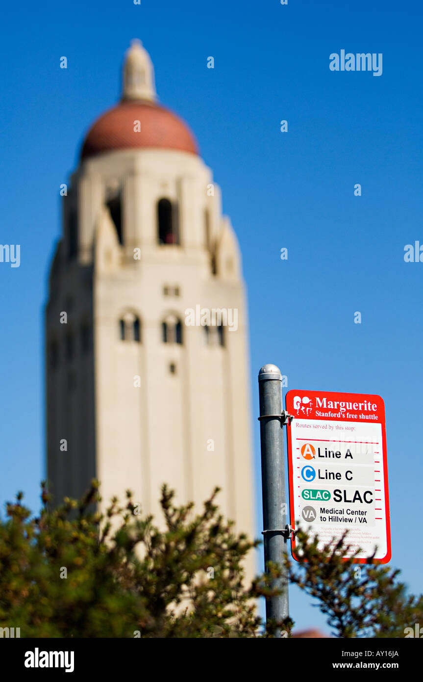 Hoover Tower, serves as a landmark of Stanford to faculty, students, alumni and the local community. Stock Photo