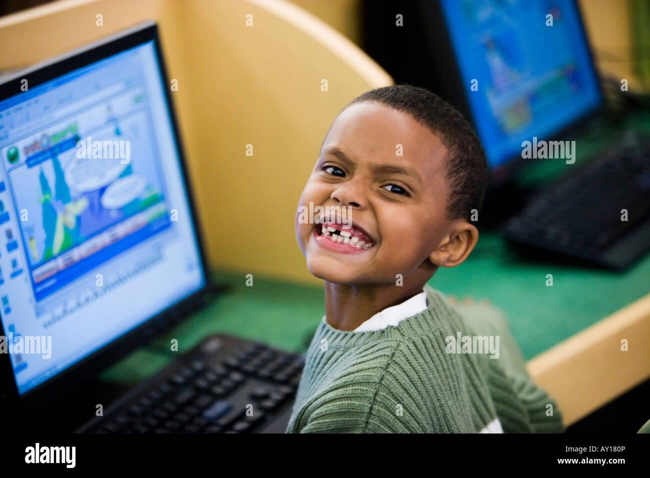 Schoolboy sitting desk making hi-res stock photography and images - Alamy