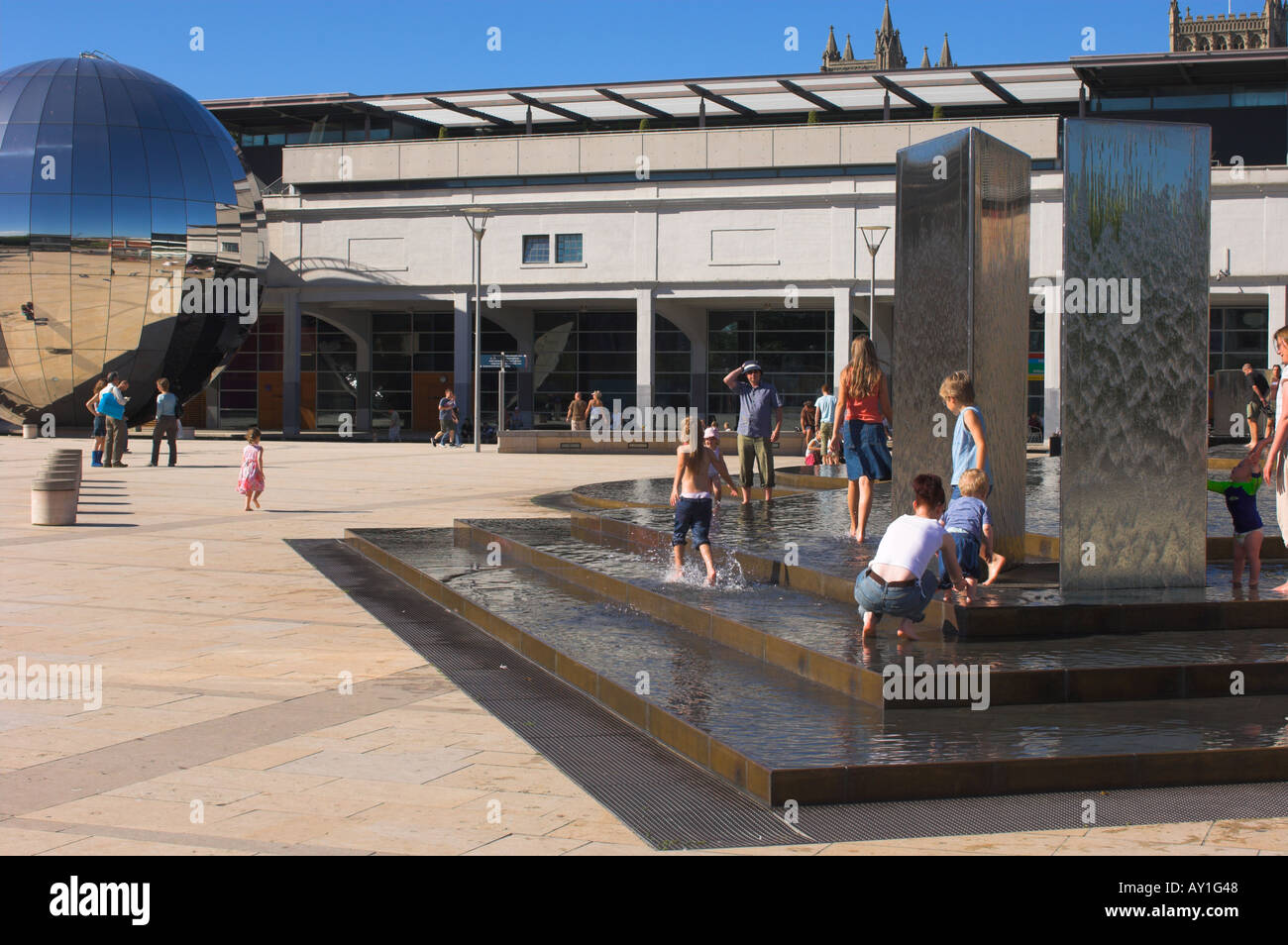 Bristol Millennium Square Stock Photo Alamy
