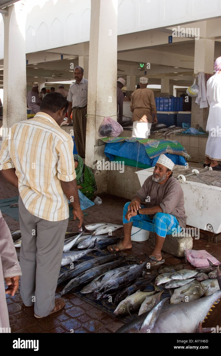 Mutrah Fish Market Muscat Oman Stock Photo Alamy