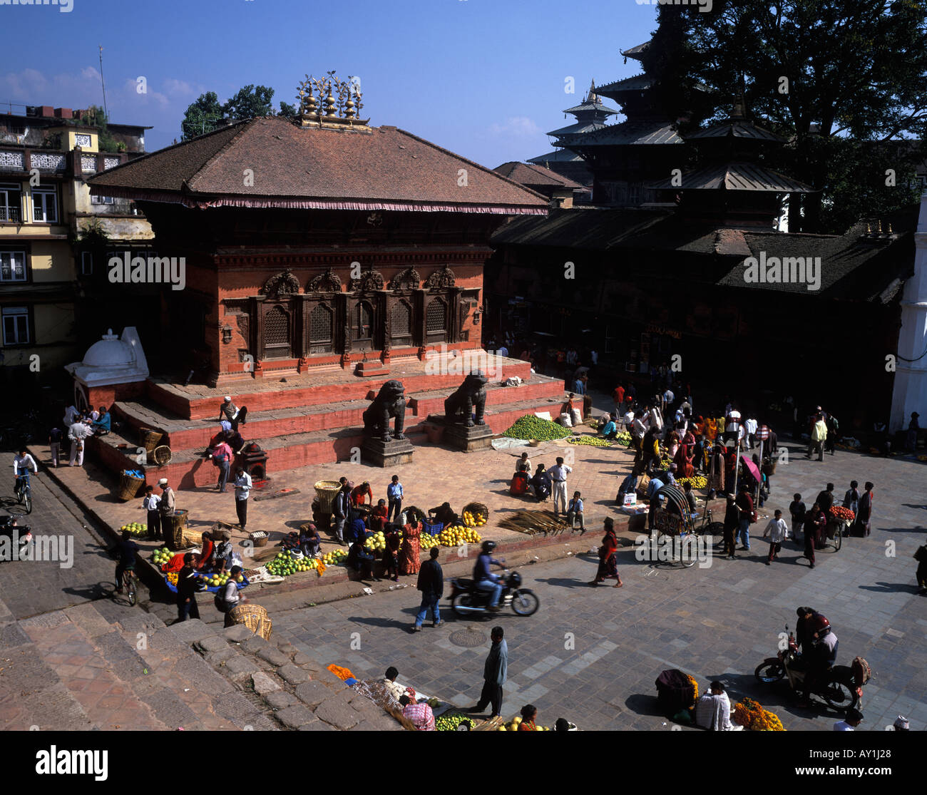 Kathmandu's Durbar Square, Nepal Stock Photo