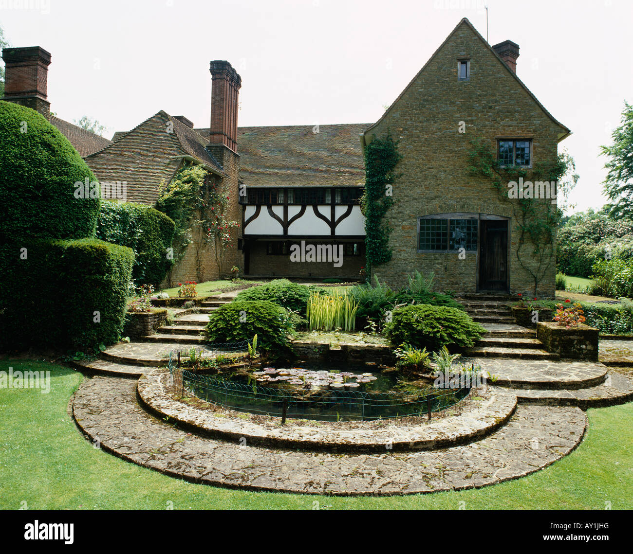 House Designed by Sir Edwin Lutyens Stock Photo