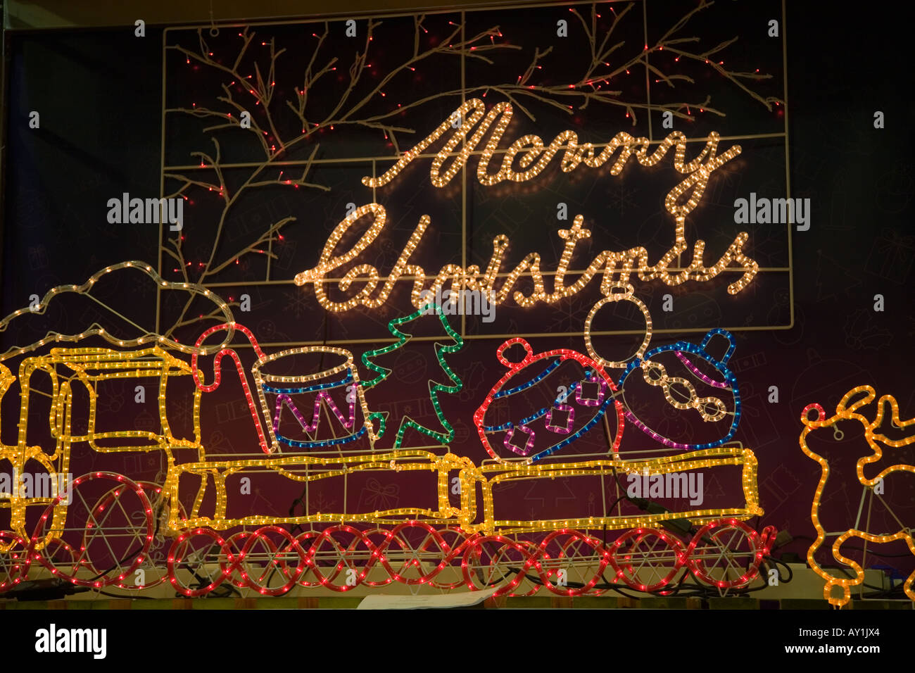 Merry Christmas illuminated decorations for sale at Superstore BQ