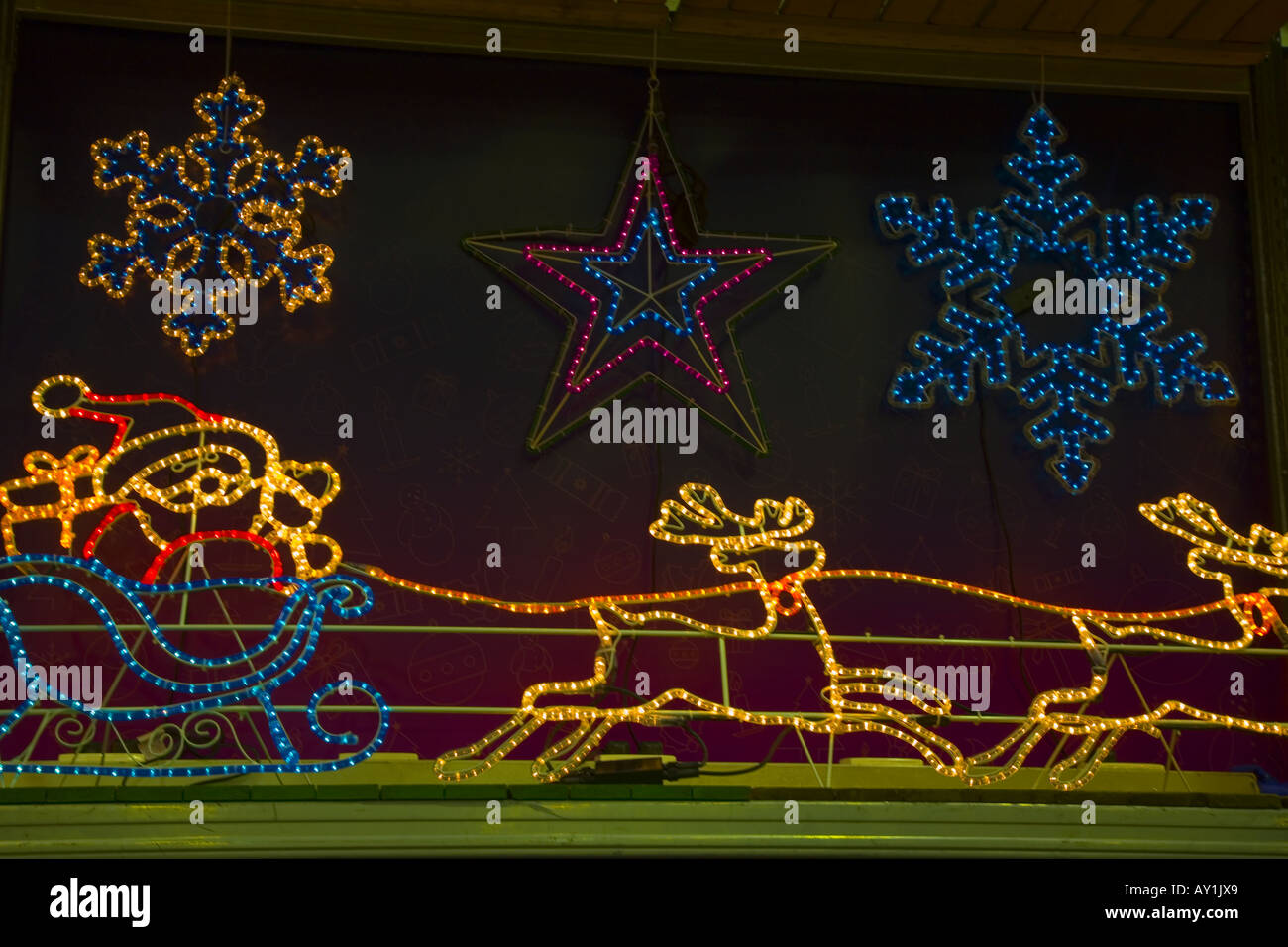 Christmas illuminated decorations for sale at Superstore BQ Aberdeen