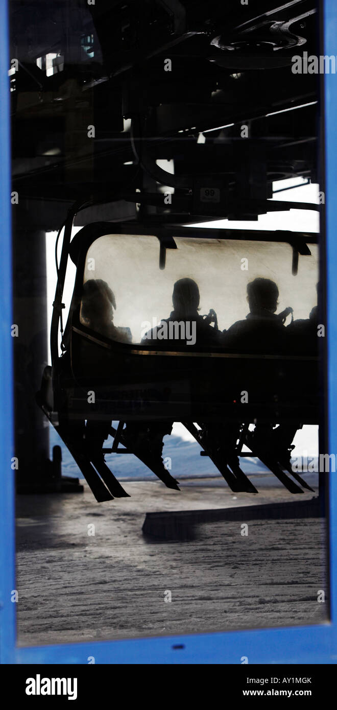 Chair lift ski resort hi-res stock photography and images - Alamy