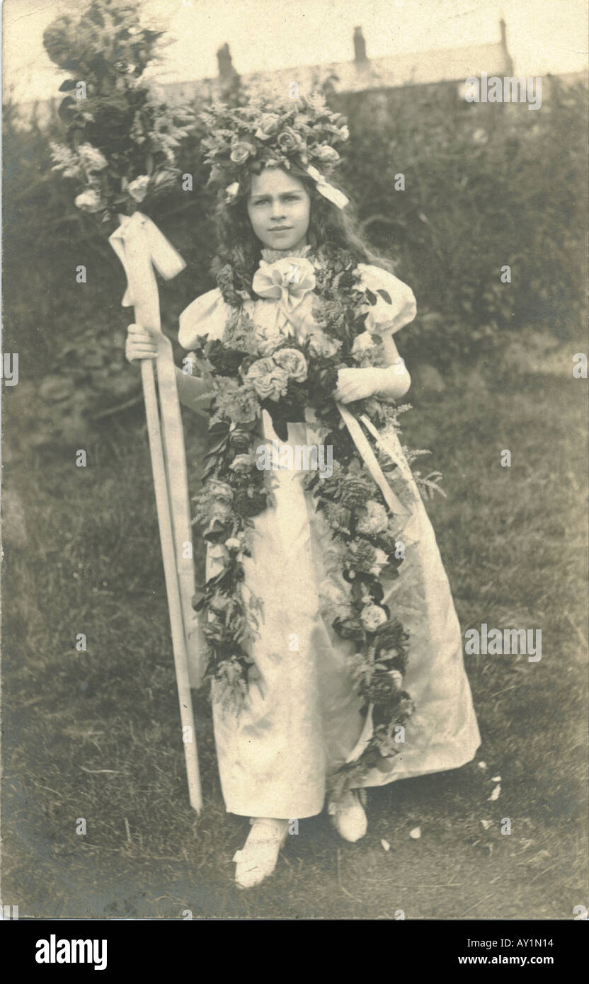 May Queen, 1904.. Photograph Stock Photo
