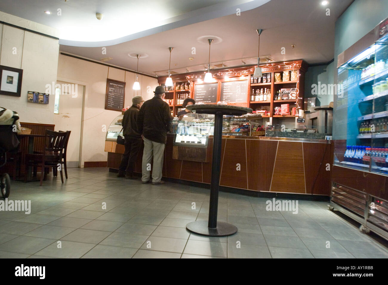 Coffee bar at Gun Wharf Quay Portsmouth Harbour Stock Photo Alamy