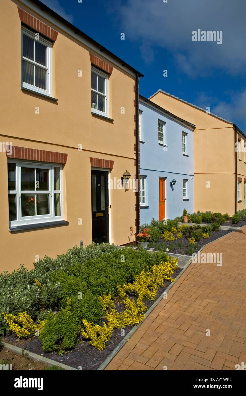 new affordable housing near redruth in cornwall,england Stock Photo Alamy