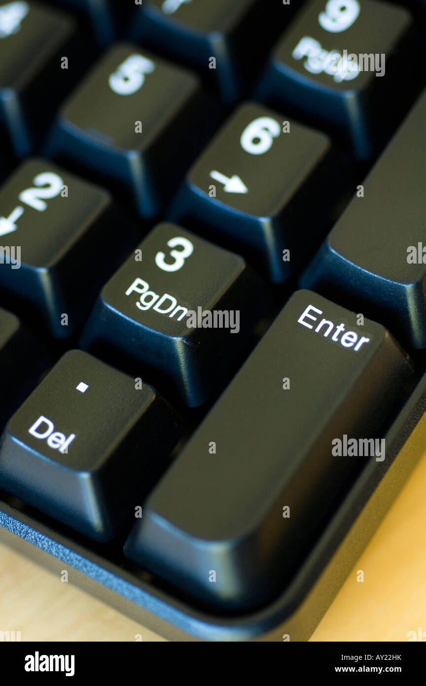 Enter key on a keyboard, UK Stock Photo