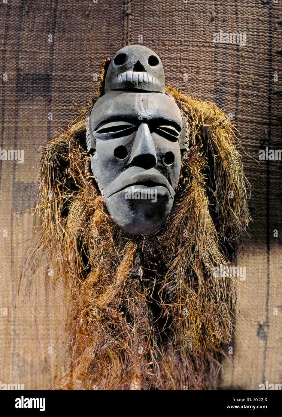 fine arts, Africa, sculpture, masks, Ibibio dancing mask, wood carving