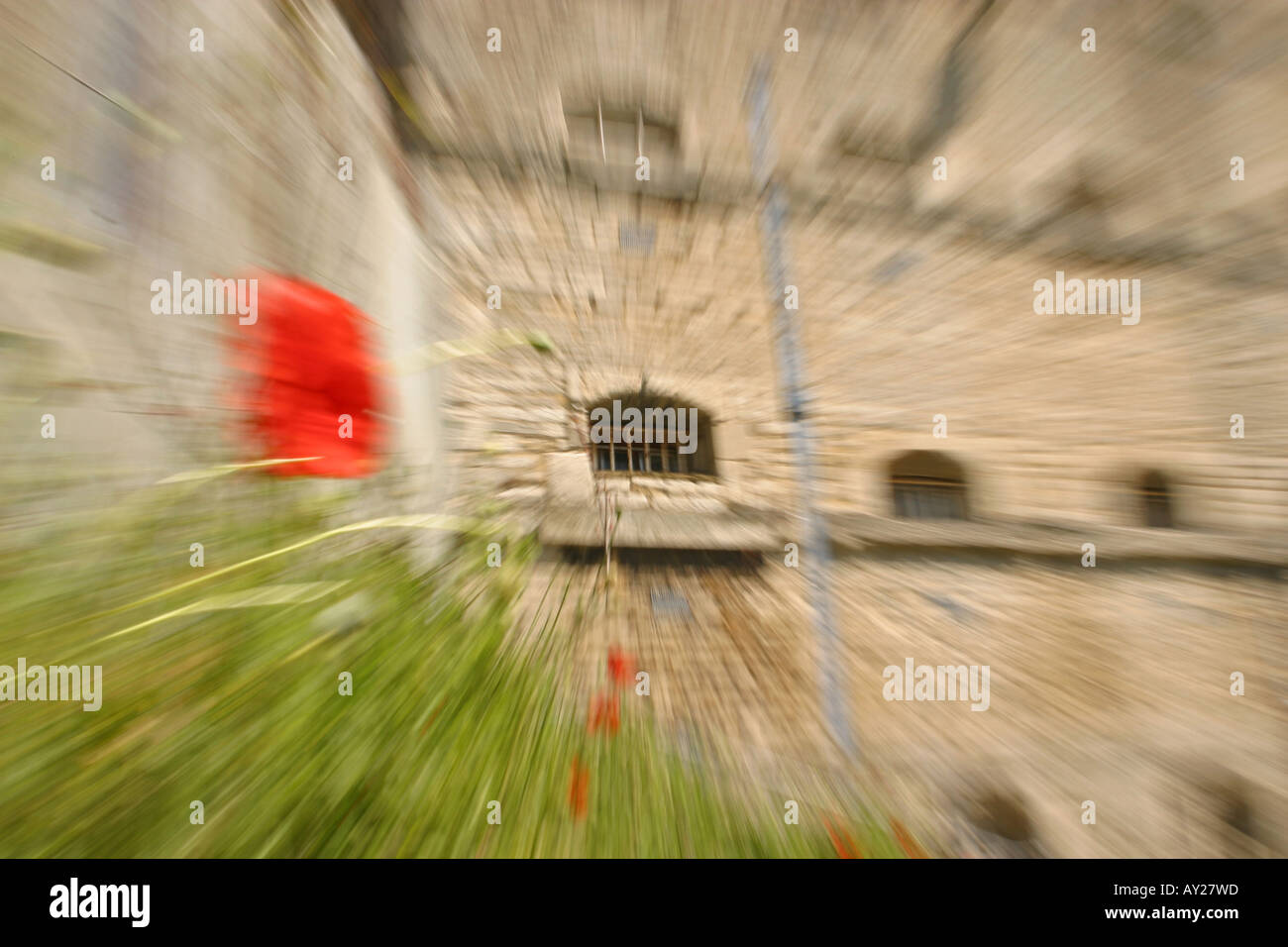 Window of oxford prison zoomed Stock Photo