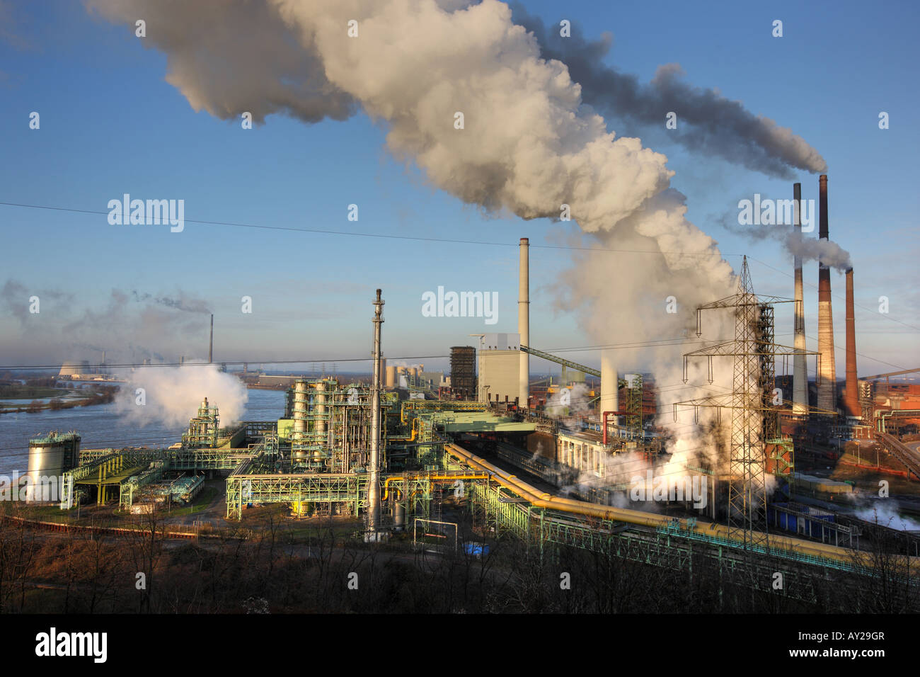 DEU Germany Duisburg ThyssenKrupp Steel Steelworks Hamborn Schwelgern