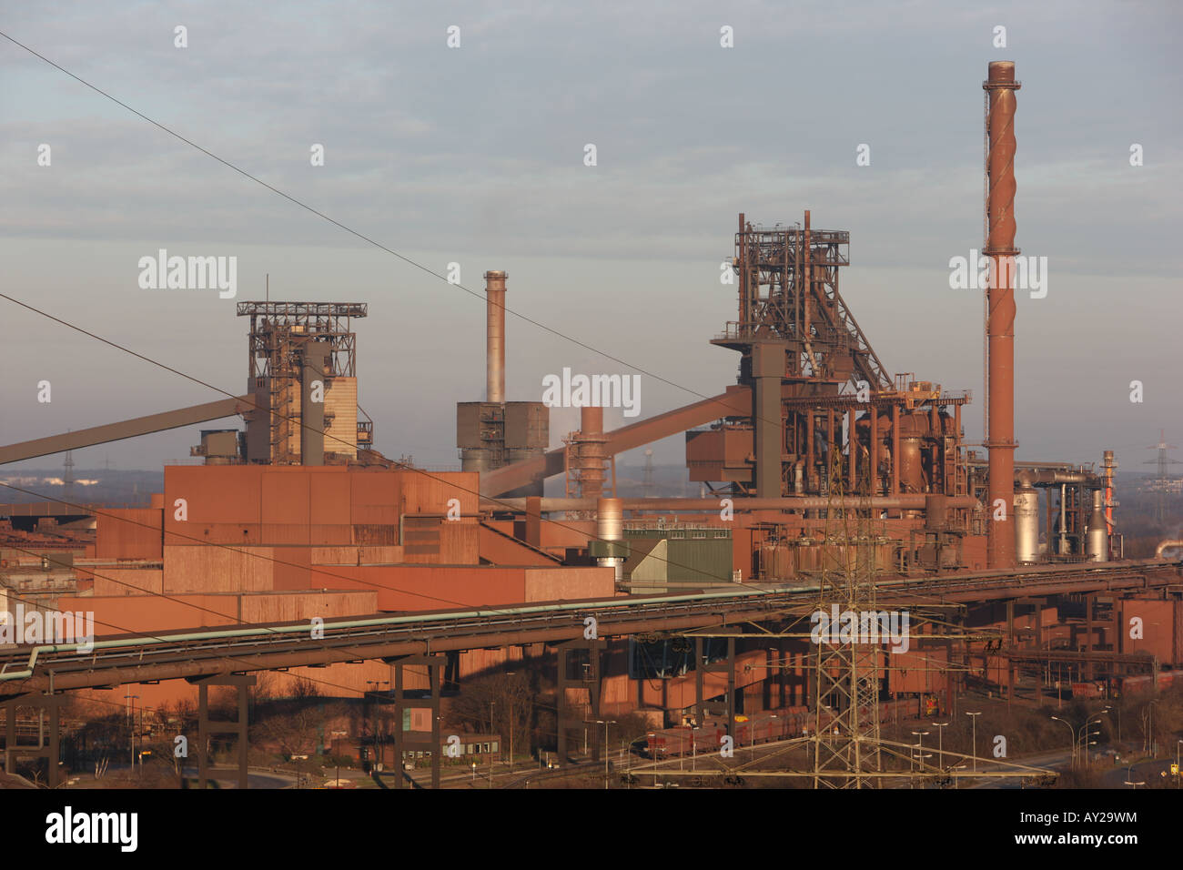 DEU Germany Duisburg ThyssenKrupp Steel Steelworks Hamborn Schwelgern