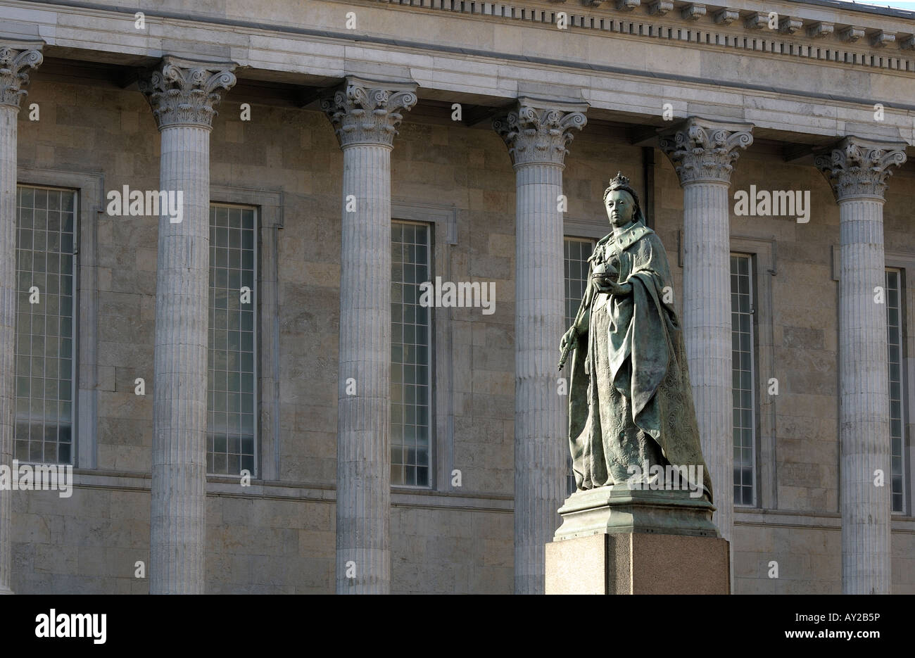 Statue of Queen Victoria in Victoria Square Birmingham England by